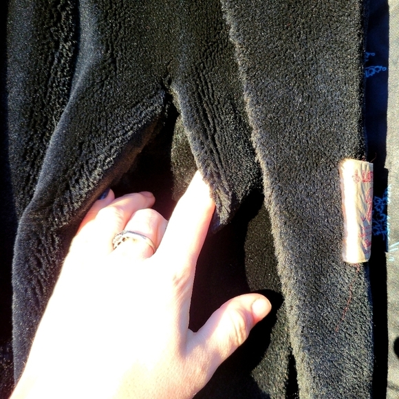 Vintage black faux fur coat Taylor Swift style - Picture 12 of 15